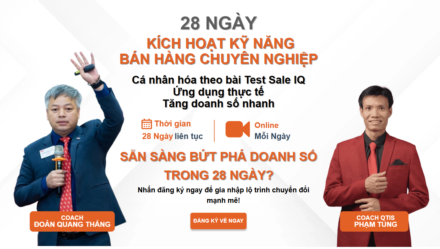 28 NGÀY  KÍCH HOẠT KỸ NĂNG BÁN HÀNG CHUYÊN NGHIỆP